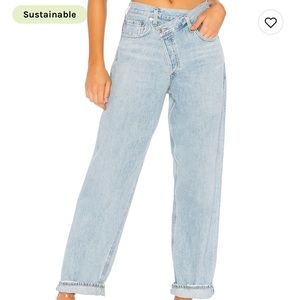 Agolde Criss Crossed Upsized Jean